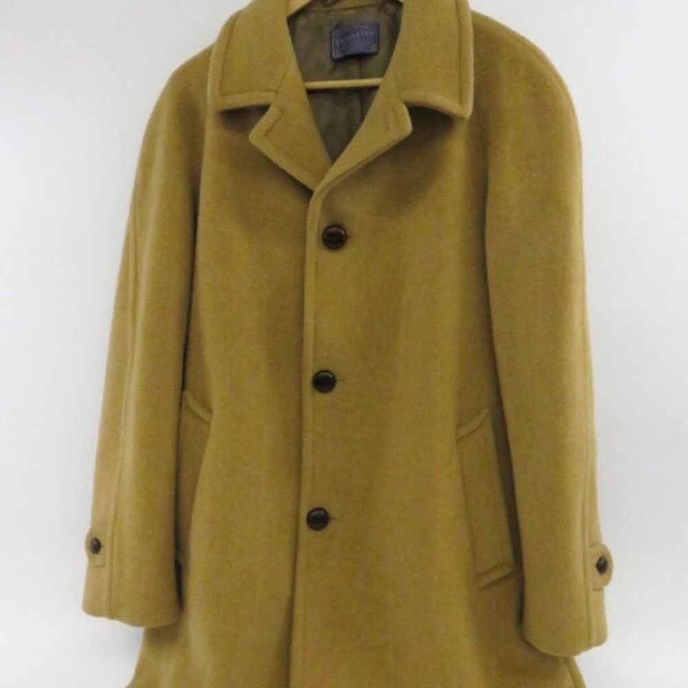 (VTG) Men’s 42 PENDLETON Carmel Wool Overcoat